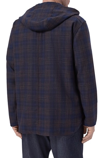 Рубашка из шерсти и шелка KITON, арт. UMCPETEK0628G, фото 4