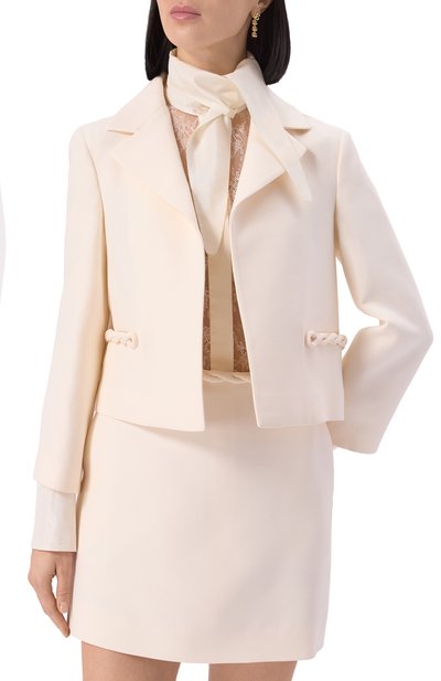 Жакет из шерсти и шелка VALENTINO, арт. 5B3CE2I01CF, фото 3