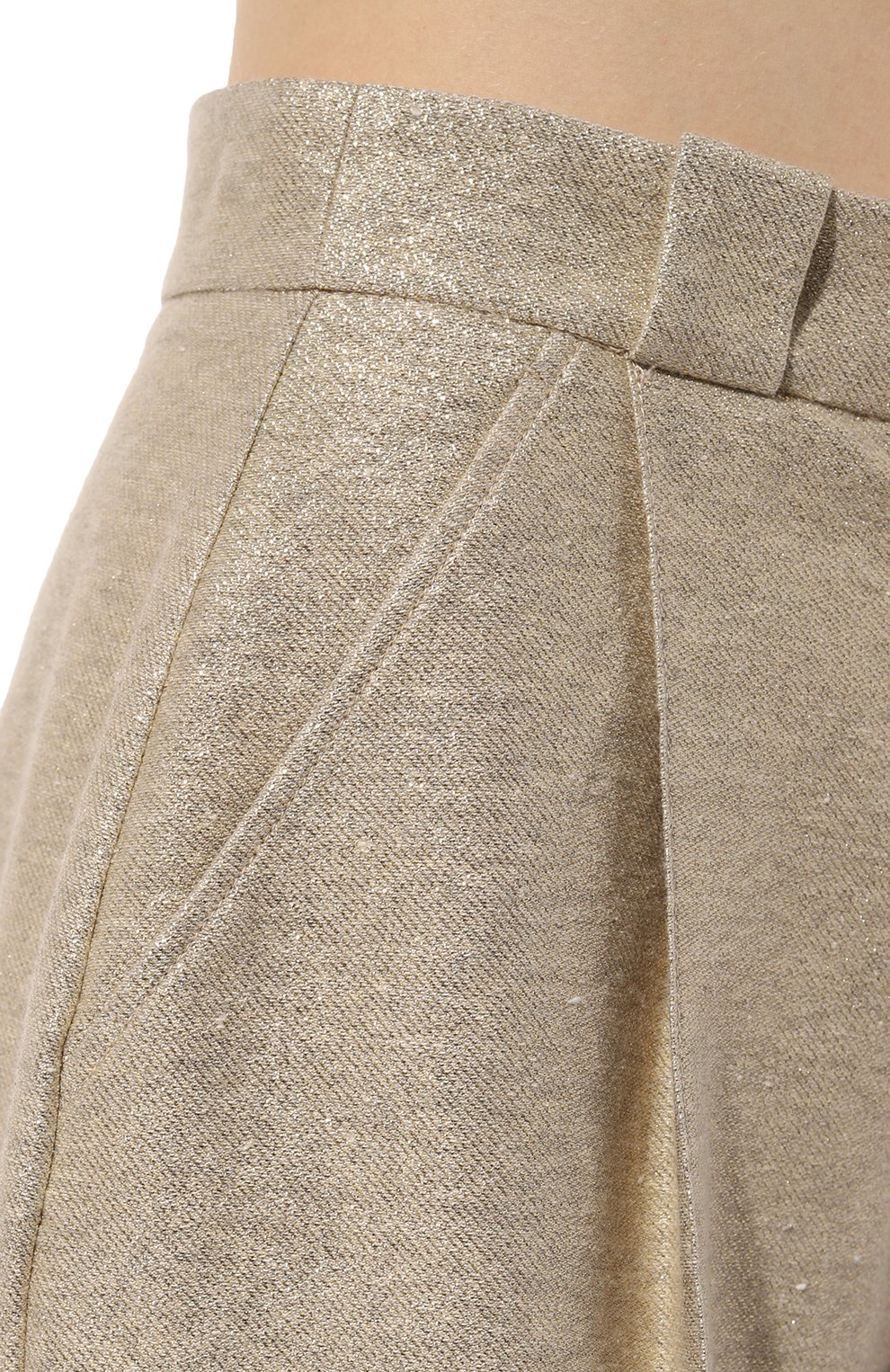 Шорты изо льна и хлопка BRUNELLO CUCINELLI, арт. ML947B1364, фото 5