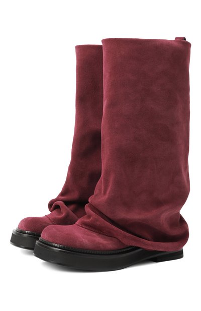 Женские замшевые сапоги robin THE ATTICO, арт. 251WSH00798/LBT040AA