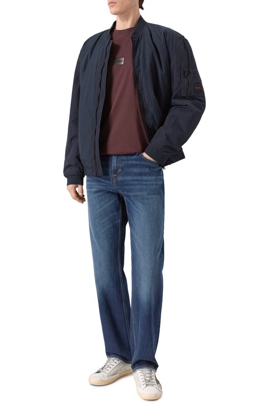 Джинсы Straight 7 For All Mankind 7T4D0E35-1XA Синий  7T4D0E35-1XA Фото 2