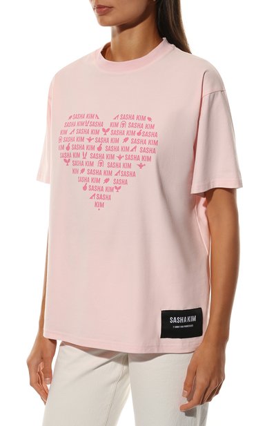 Хлопковая футболка SASHA KIM, арт. УТ-00000614, фото 3