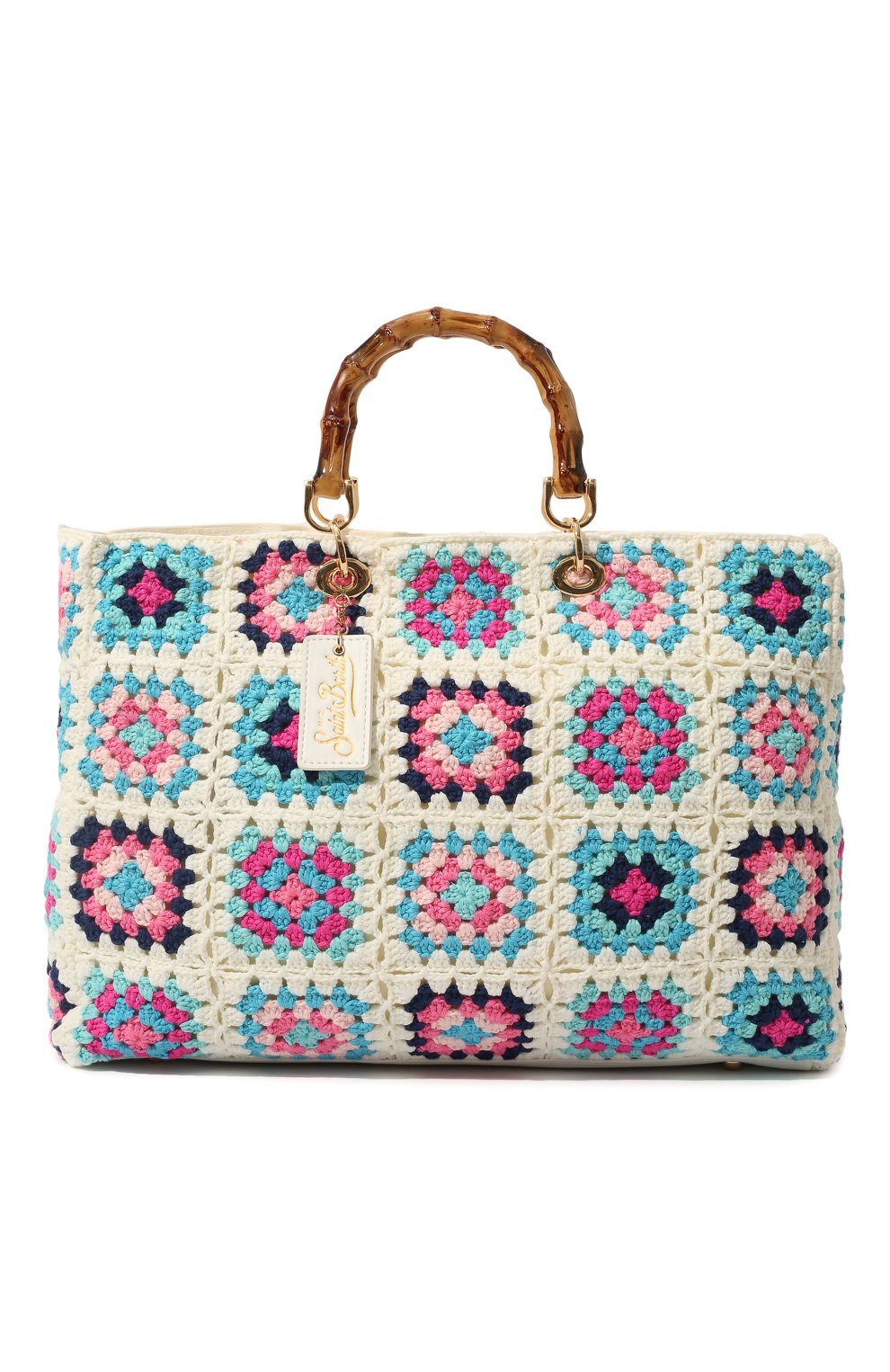 Сумка MC2 SAINT BARTH белого цвета по цене 26050 руб., арт. STBA VICT0RIA CR0CHET/VIC0004/02070B, фото 1 Сумка MC2 SAINT BARTH, арт. STBA VICT0RIA CR0CHET/VIC0004/02070B, фото 1