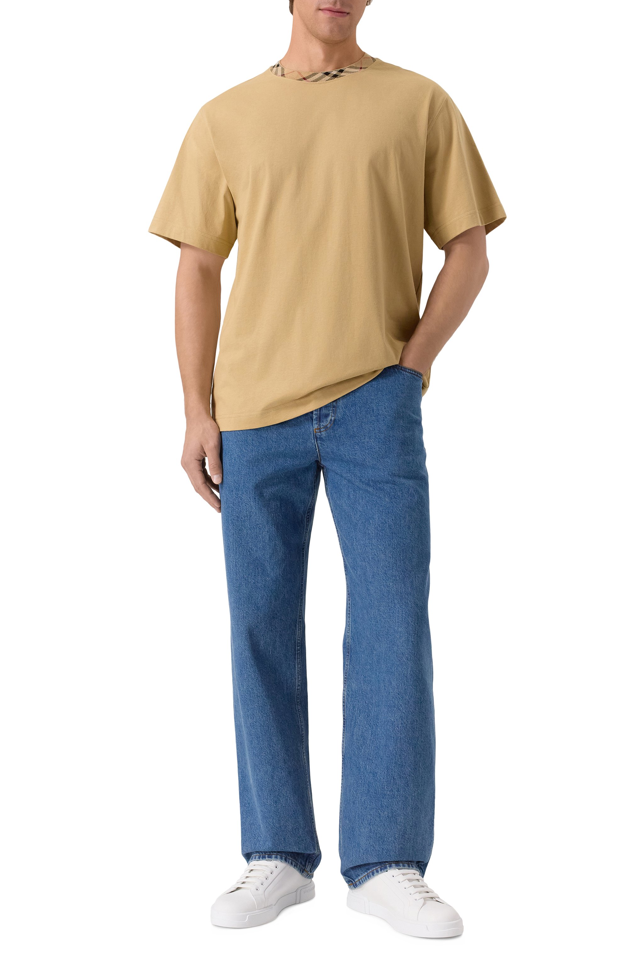 Хлопковая футболка BURBERRY, арт. 8112803, фото 2