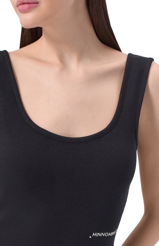 Хлопковое платье HINNOMINATE HMABW02518 Чёрный  HMABW02518 Фото 4