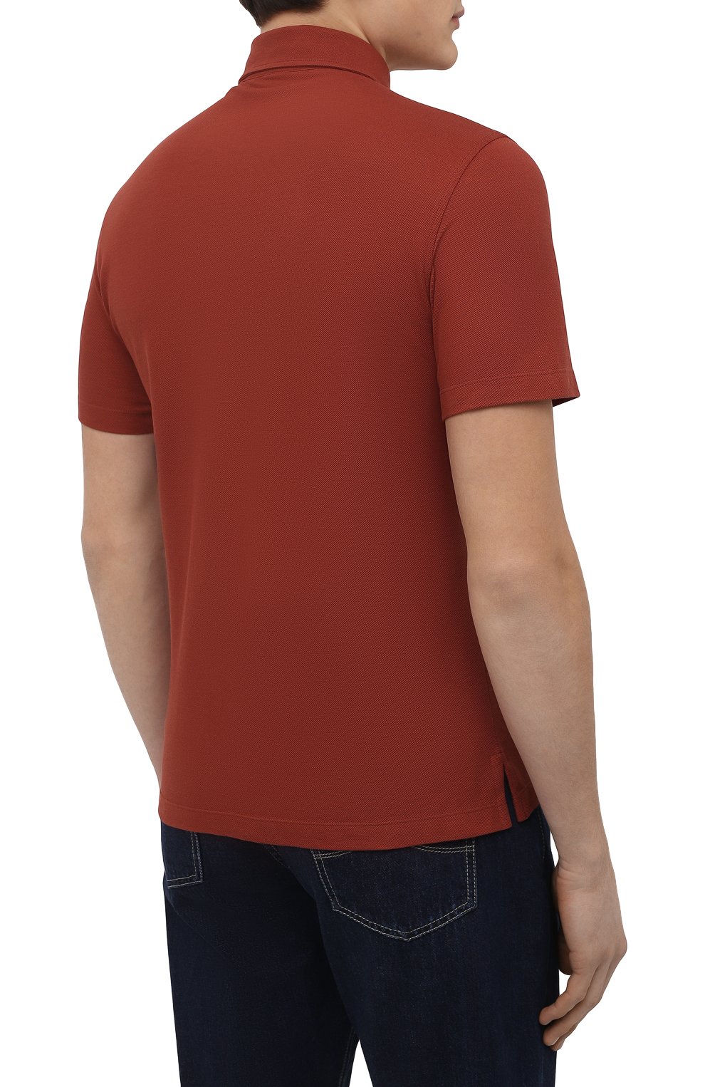 Хлопковое поло ZEGNA, арт. UW392/752, фото 4