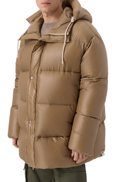 Пуховик JIL SANDER темно-бежевого цвета по цене 393000 руб., арт. J47AF0158-J70007, фото 3 Пуховик JIL SANDER, арт. J47AF0158-J70007, фото 3
