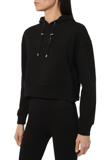 Хлопковое худи BALMAIN, арт. XF1JP000BB03, фото 3