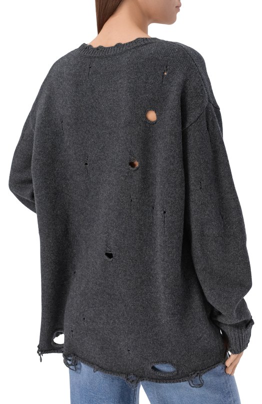 Свитер из шерсти и кашемира Addicted AD1004 Серый  AD1004 Фото 4