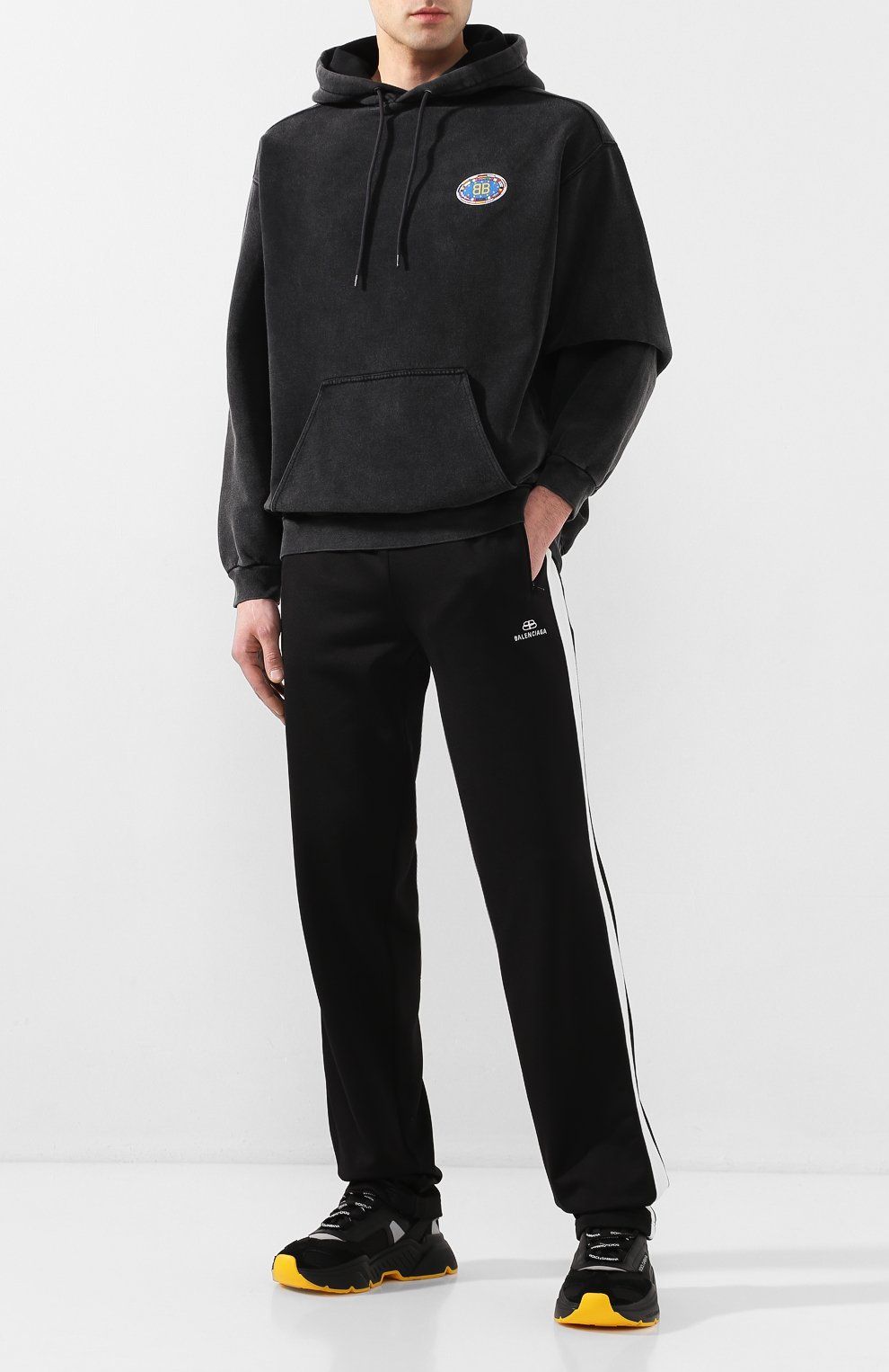 Хлопковое худи BALENCIAGA, арт. 600583/THV58, фото 2