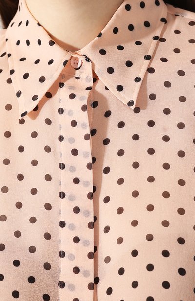 Шелковая блузка DRIES VAN NOTEN розового цвета по цене 79100 руб., арт. 201-30750-9410, фото 5 Шелковая блузка DRIES VAN NOTEN, арт. 201-30750-9410, фото 5