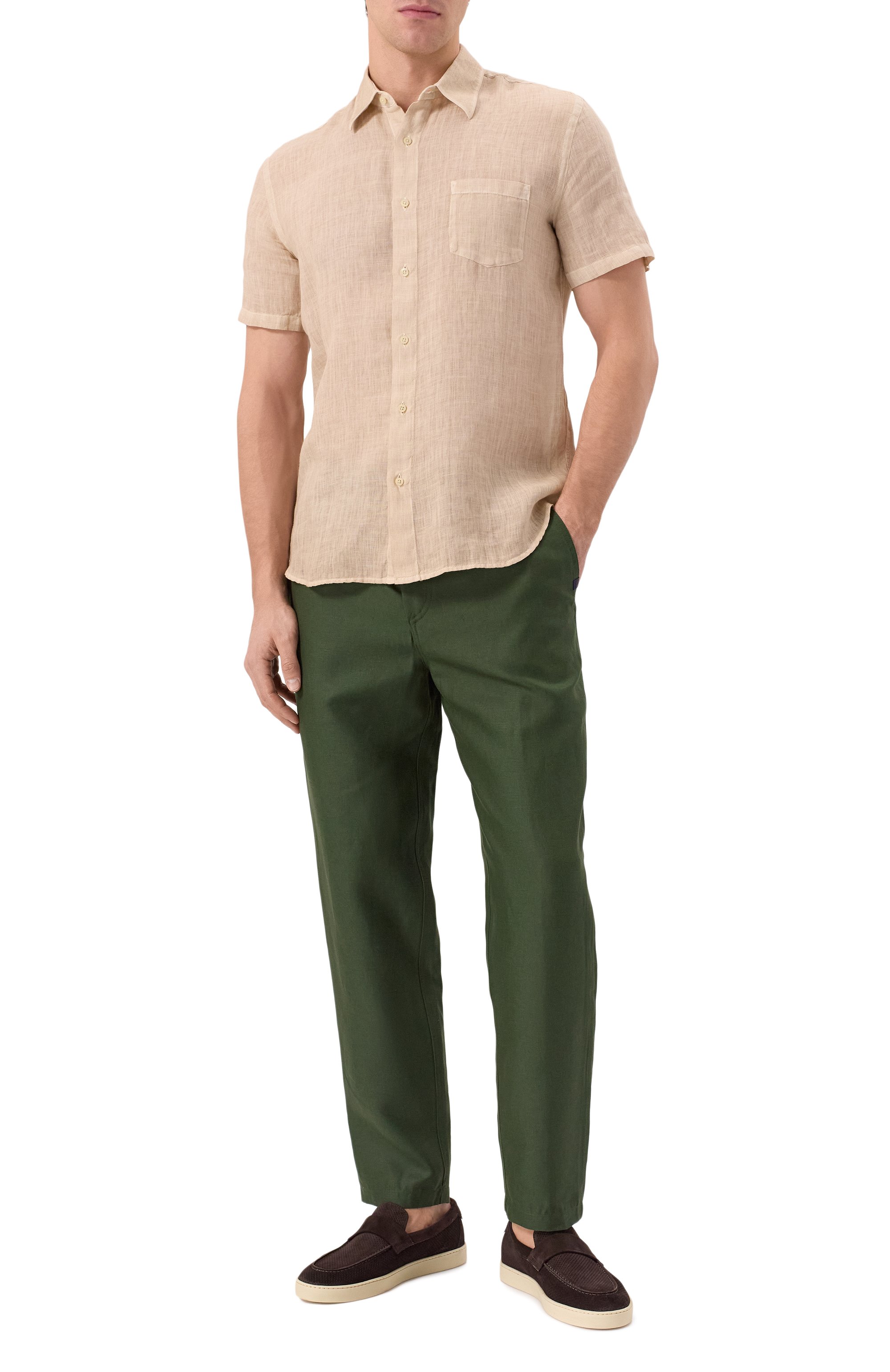 Льняная рубашка 120% LINO, арт. 32ALIM1368/0115/S00, фото 2