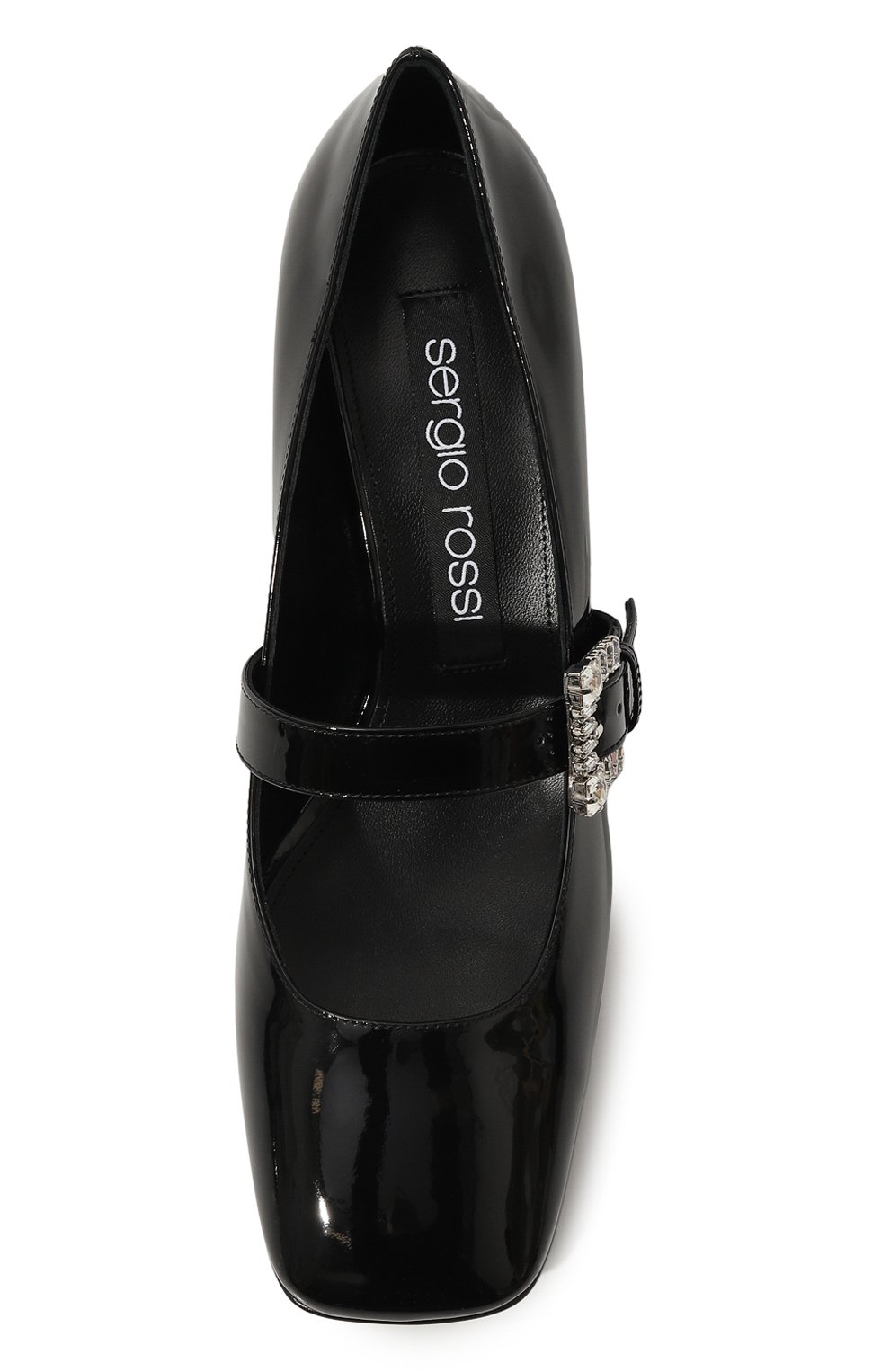 Кожаные туфли SERGIO ROSSI черного цвета по цене 99500 руб., арт. B07400/MVIV01, фото 6 Кожаные туфли SERGIO ROSSI, арт. B07400/MVIV01, фото 6