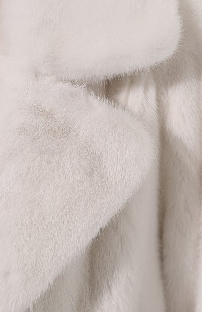 Шуба из меха норки GIULIA GURMAN белого цвета по цене 920040 руб., арт. J20542105T8W, фото 5 Шуба из меха норки GIULIA GURMAN, арт. J20542105T8W, фото 5