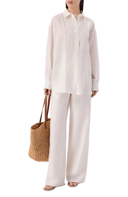 Льняная рубашка MVST M26.CSW.B407/T303 Белый  M26.CSW.B407/T303 Фото 2