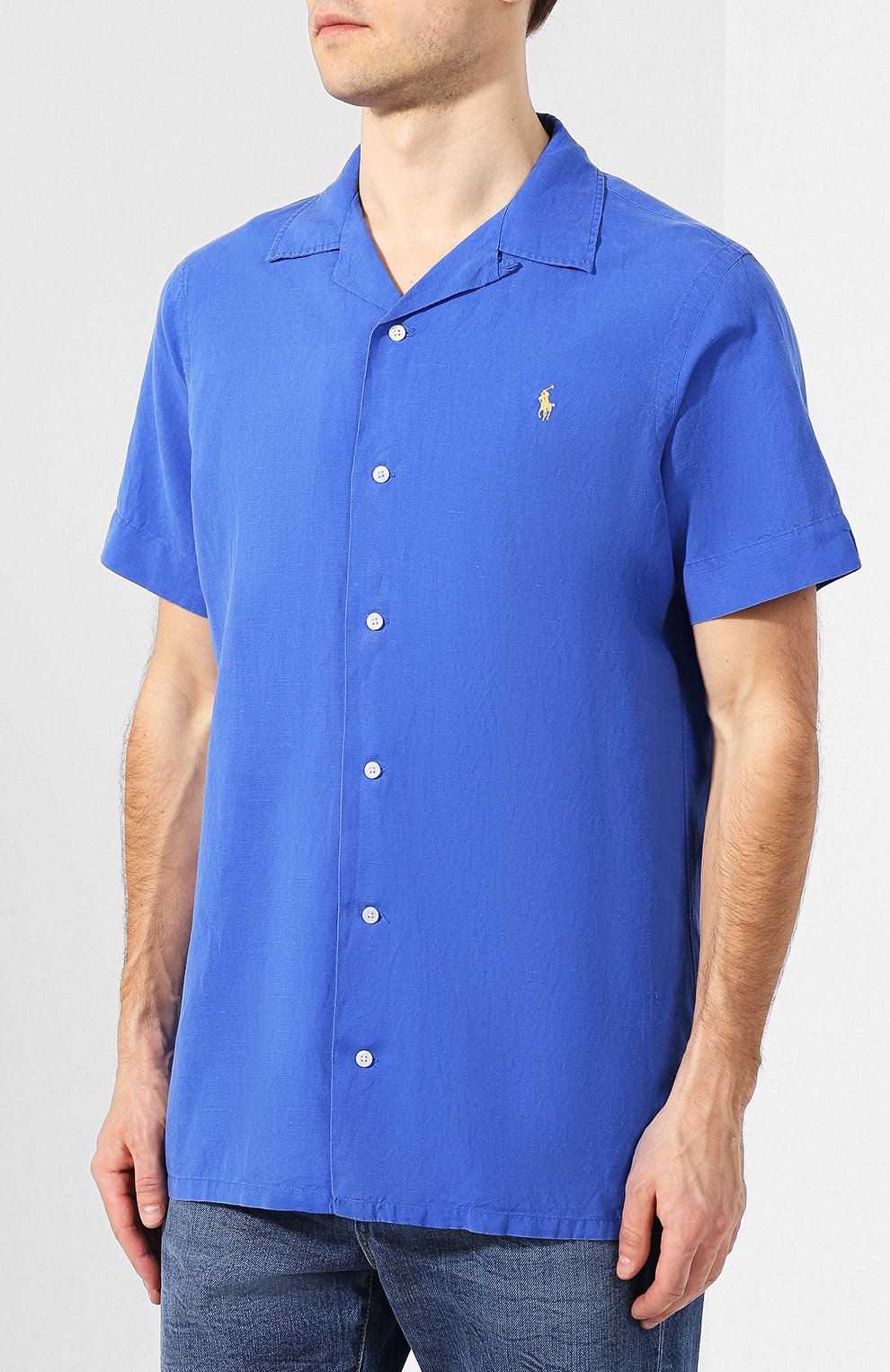 Рубашка из смеси льна и хлопка POLO RALPH LAUREN, арт. 710742190, фото 3