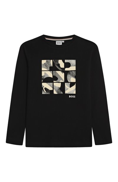 Хлопковый лонгслив BOSS, арт. J52376
