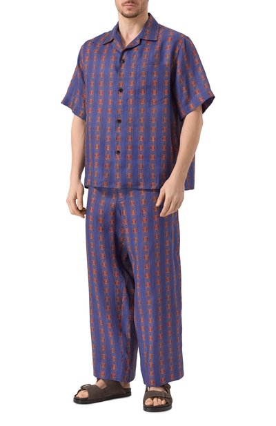 Льняная рубашка VALENTINO, арт. 6V3AA111AN0, фото 2