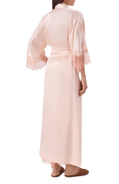 Шелковый халат CARINE GILSON, арт. EL0168DS, фото 4