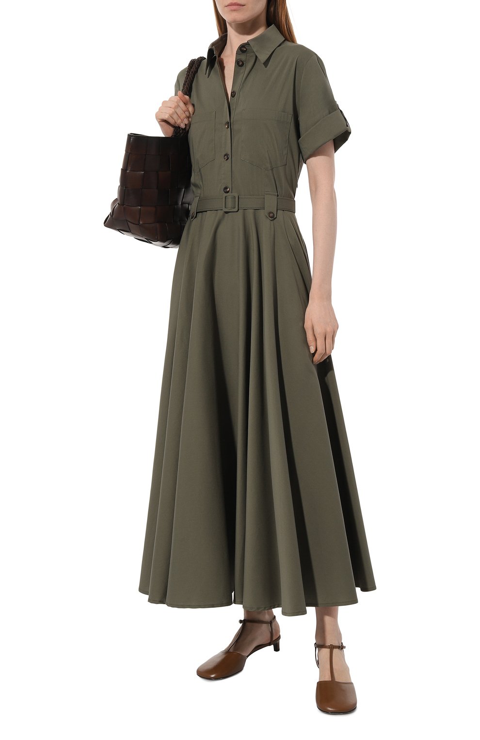 Хлопковое платье PIETRO BRUNELLI, арт. AG2415/C02937, фото 2