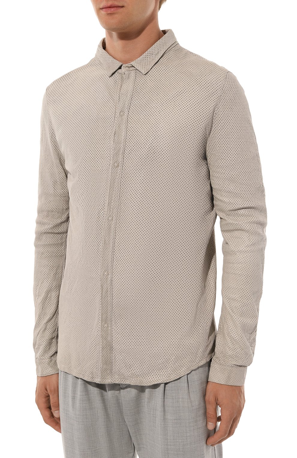 Кожаная рубашка GIORGIO BRATO, арт. GU24S1002, фото 3