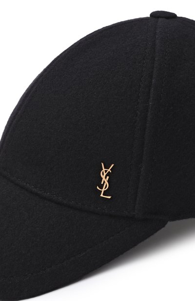 Шерстяная бейсболка SAINT LAURENT, арт. 706537/3YS16, фото 3