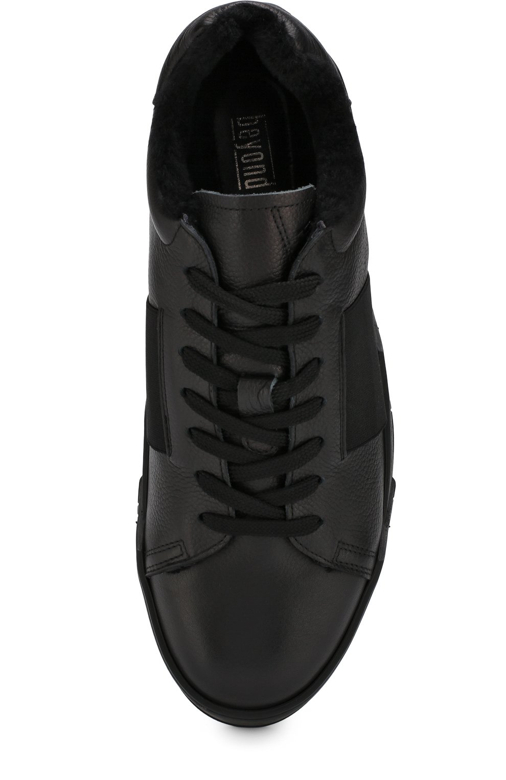 Кожаные кеды на шнуровке с внутренней меховой отделкой BEYOND, арт. B4U-GARETH-0448999-, фото 5