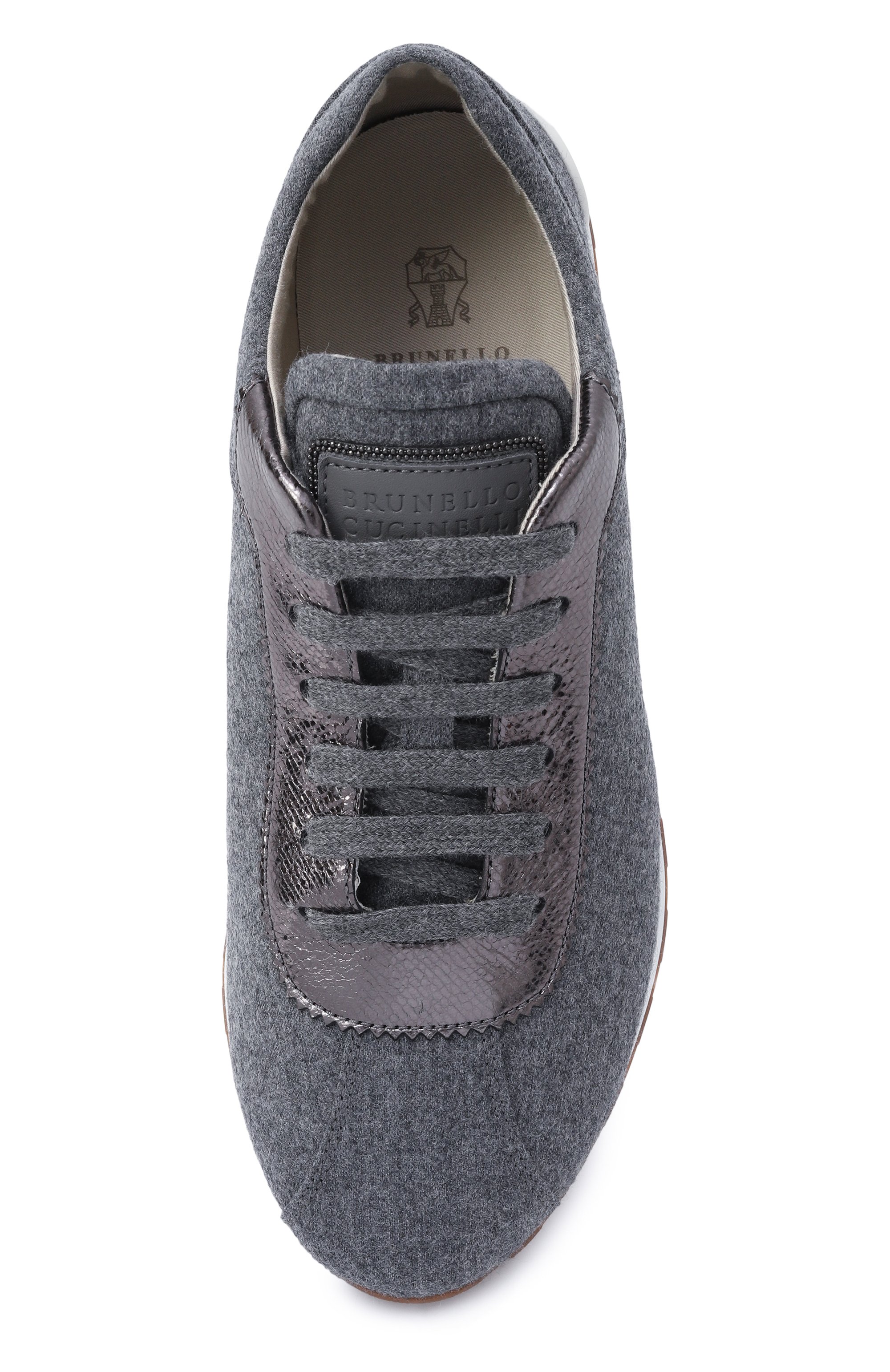 Текстильные кроссовки BRUNELLO CUCINELLI, арт. MZ26G3031P, фото 6