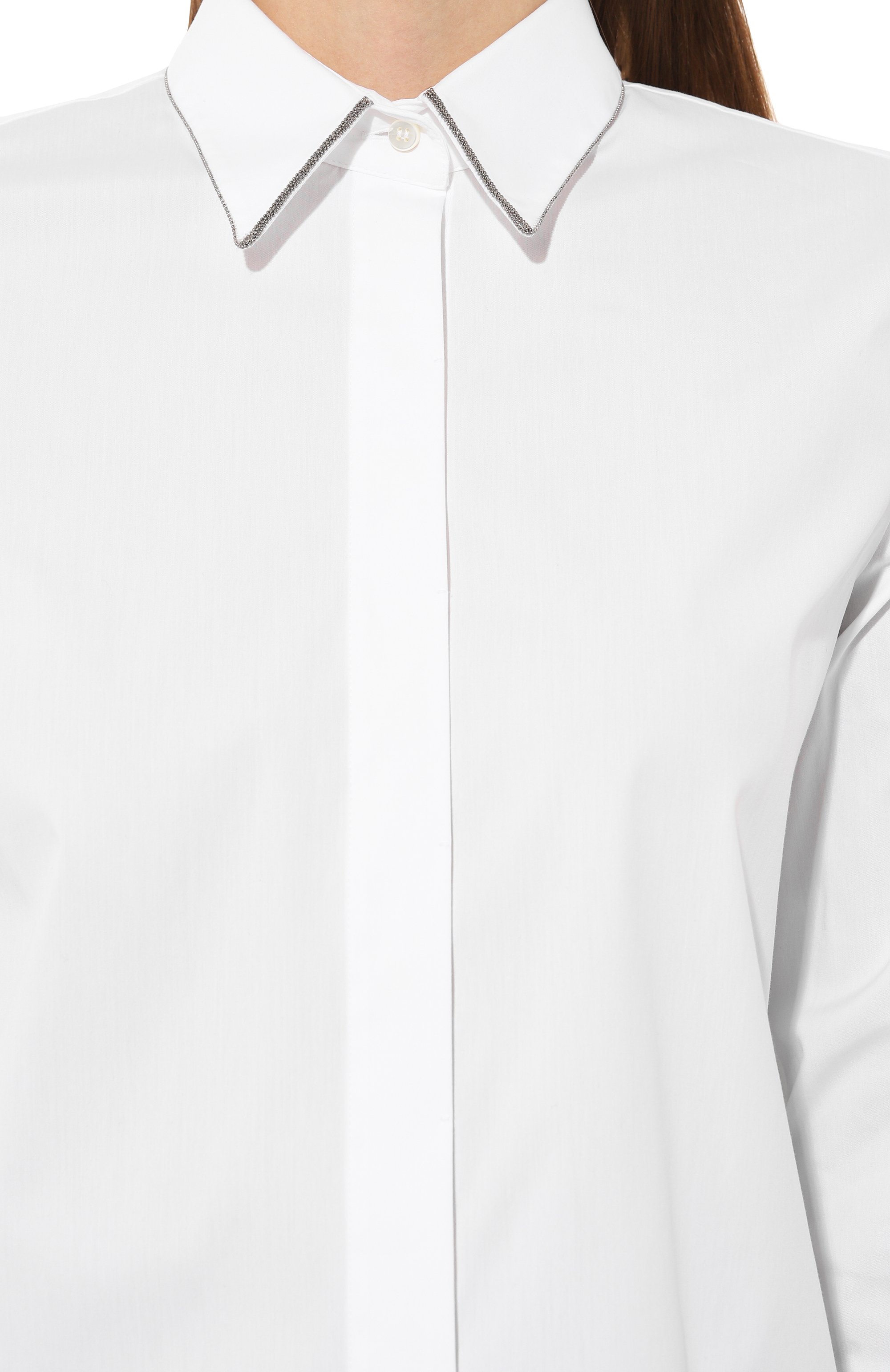 Хлопковая рубашка BRUNELLO CUCINELLI, арт. M0091B1367, фото 5