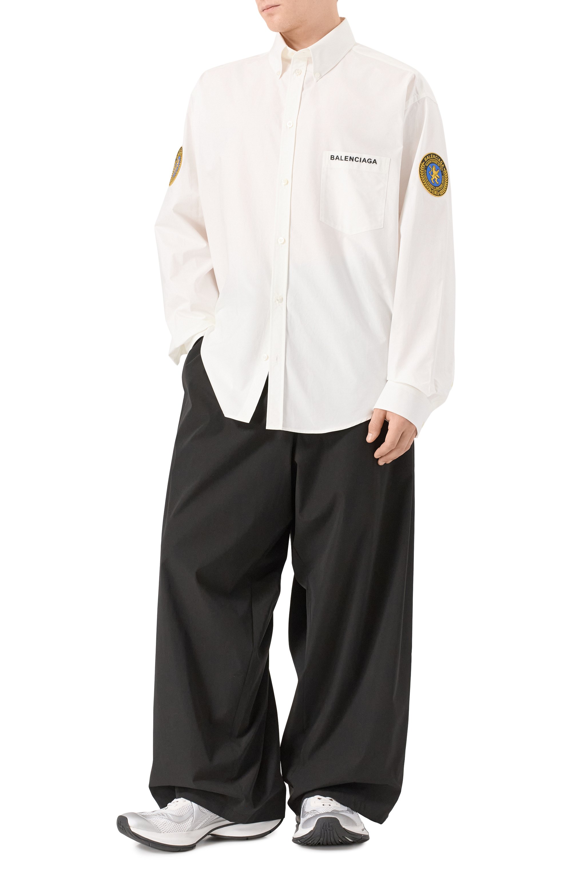 Хлопковая рубашка BALENCIAGA, арт. 830979/TRM28, фото 2