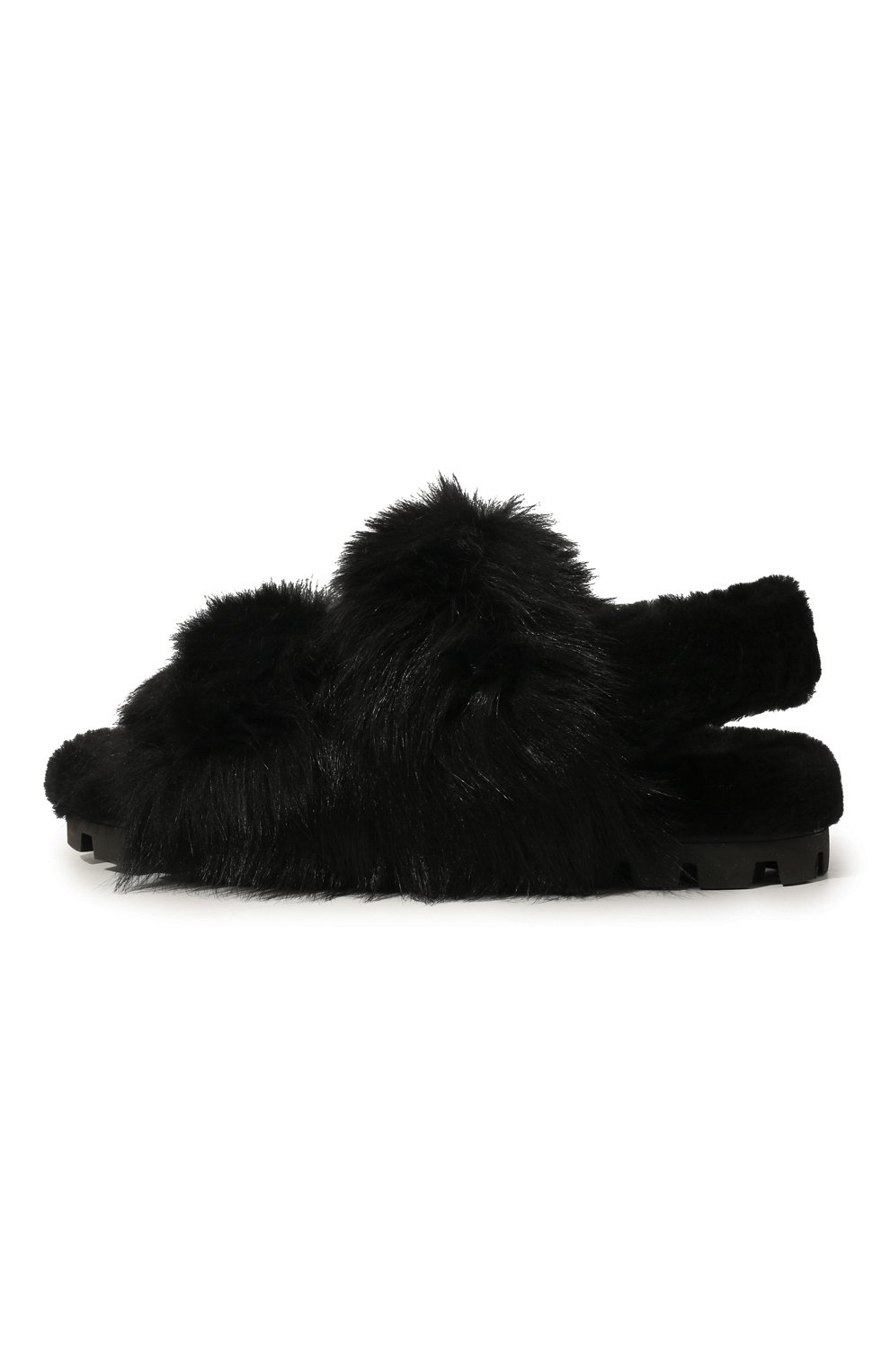 Меховые сандалии MIU MIU, арт. 5X579D-173-F0002-A010, фото 4