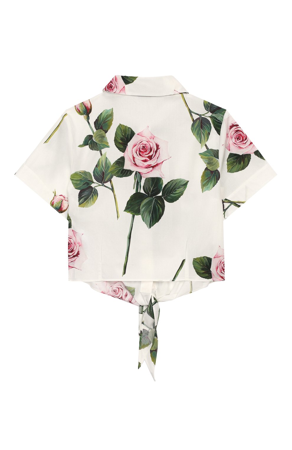 Хлопковая блузка DOLCE & GABBANA, арт. L54S05/HS5GG/8-14, фото 2