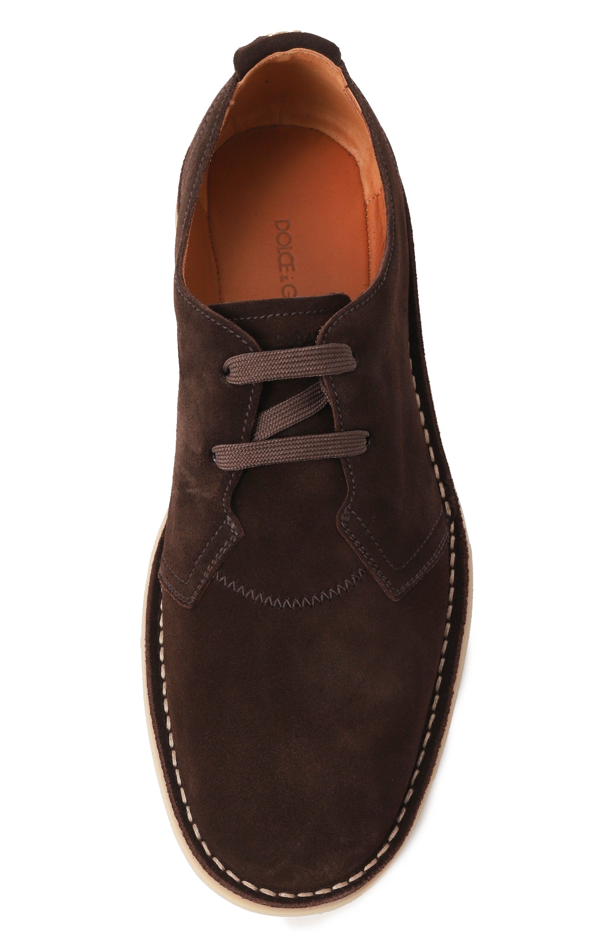 Замшевые дерби DOLCE & GABBANA, арт. A10826/AT441, фото 6