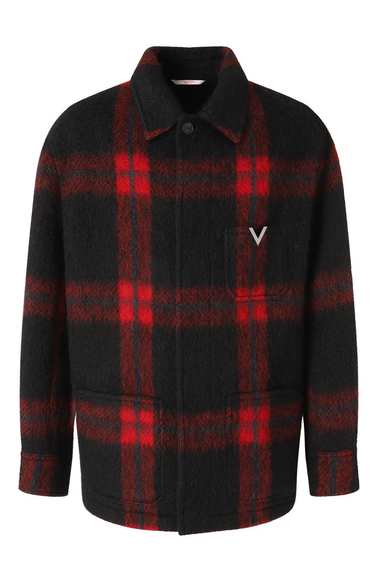 Шерстяная куртка-рубашка VALENTINO, арт. 5V3CJJ90A9K, фото 1