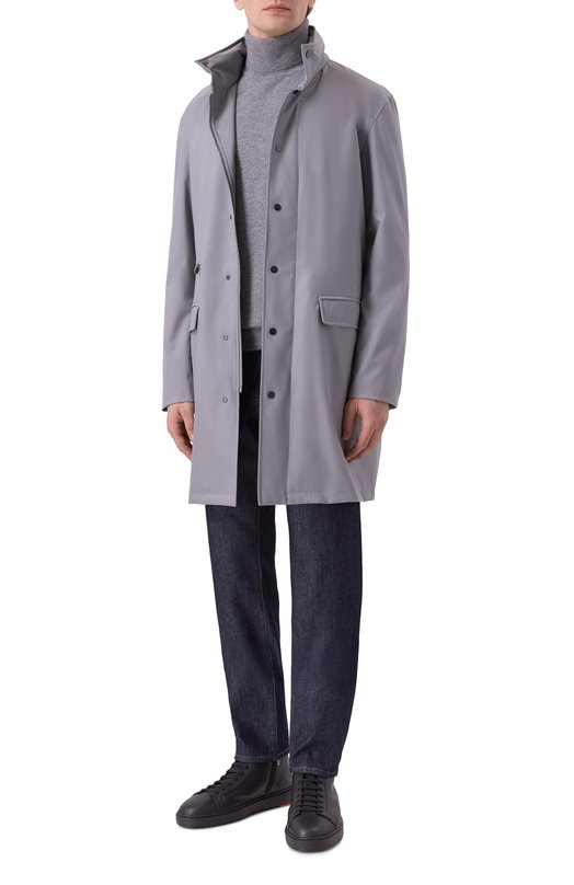 Плащ Kiton UW2193V0422H08 Серый  UW2193V0422H08 Фото 2