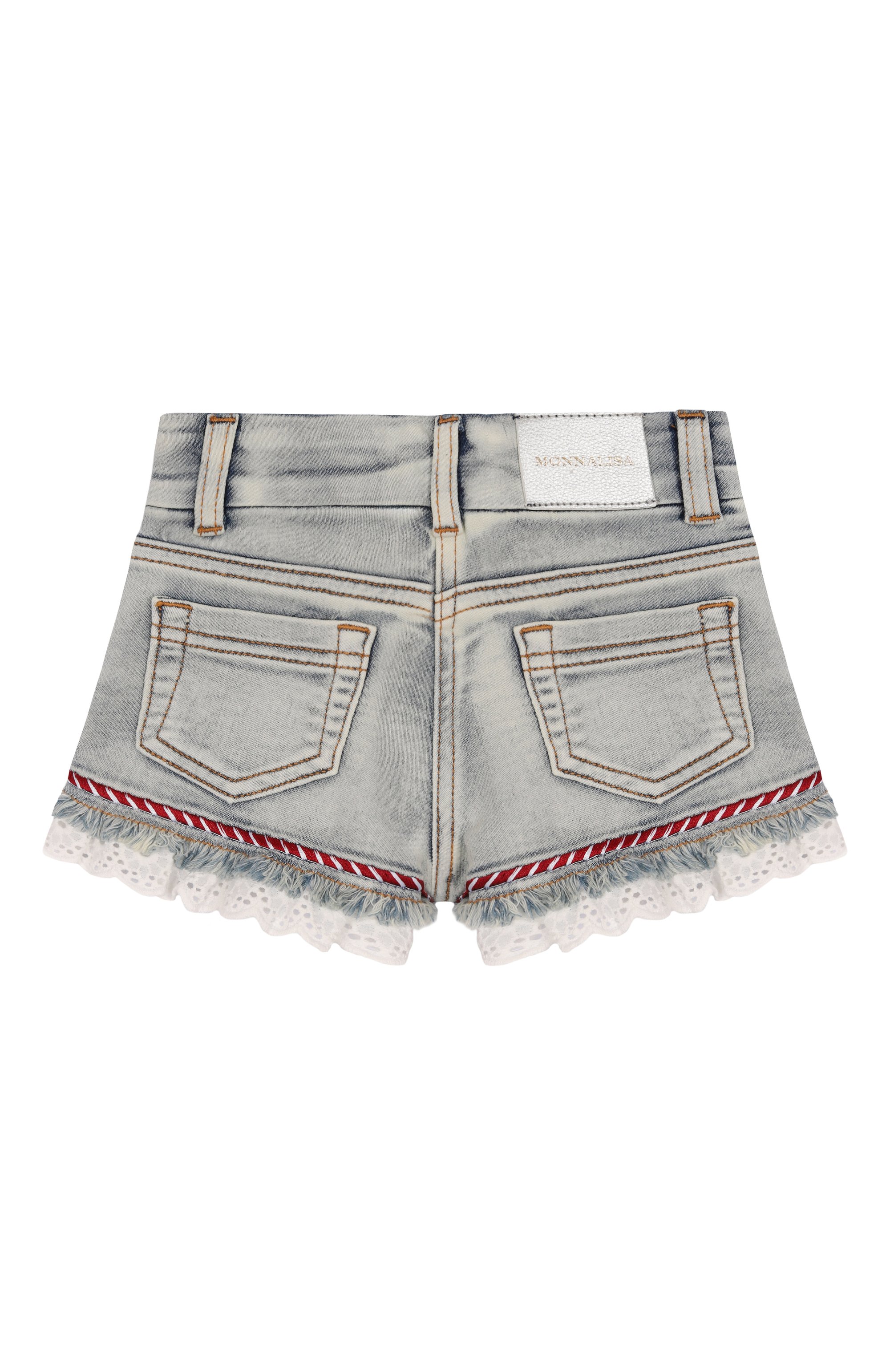 Джинсовые шорты MONNALISA, арт. 39E403, фото 2