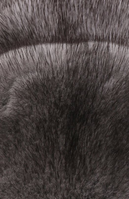 Меховая шапка-ушанка из норки VICTORIA KUSENKOVA 320600010241 Серый  320600010241 Фото 3