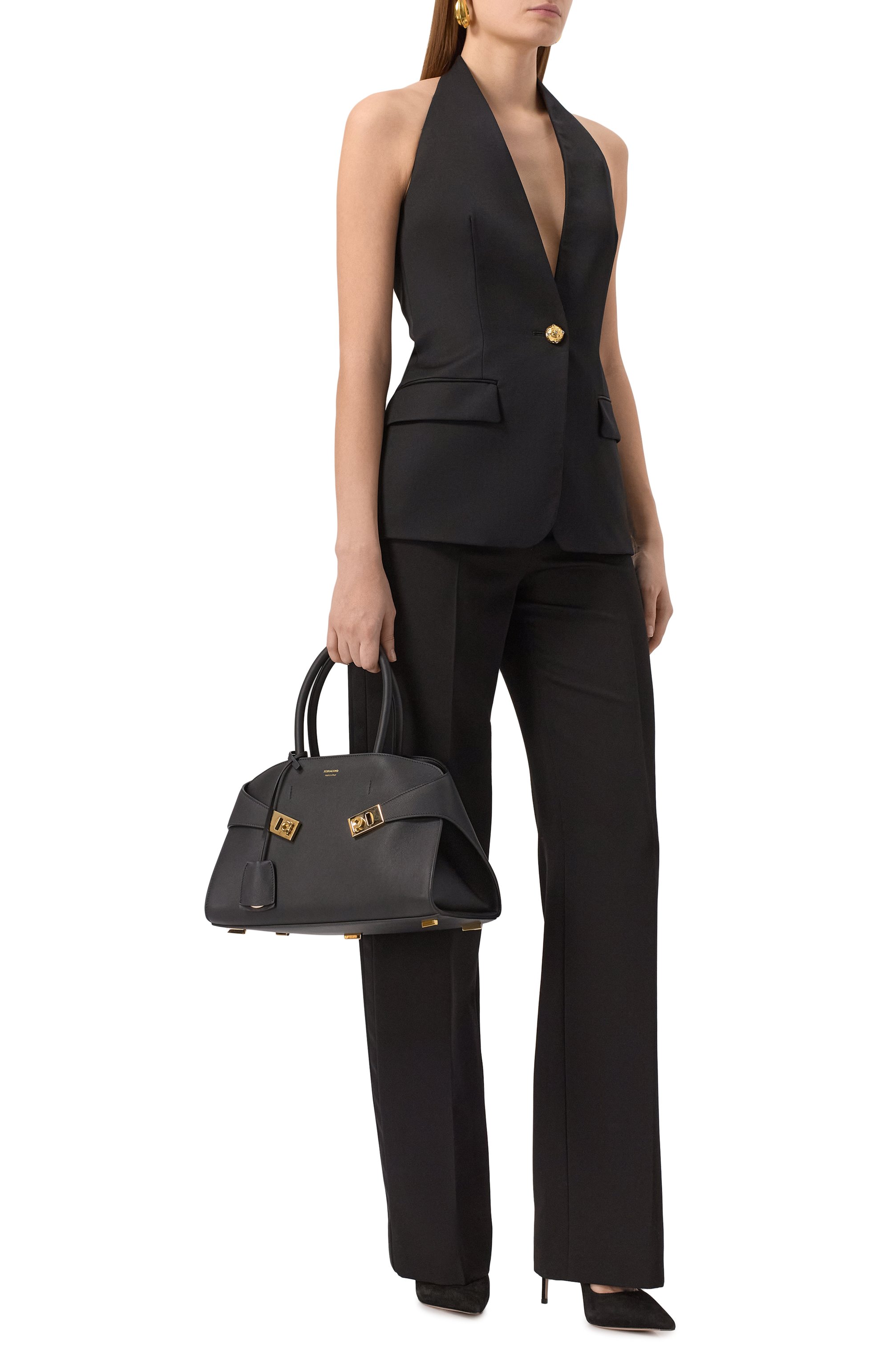 Сумка hug medium FERRAGAMO, арт. 215608/766761, фото 7