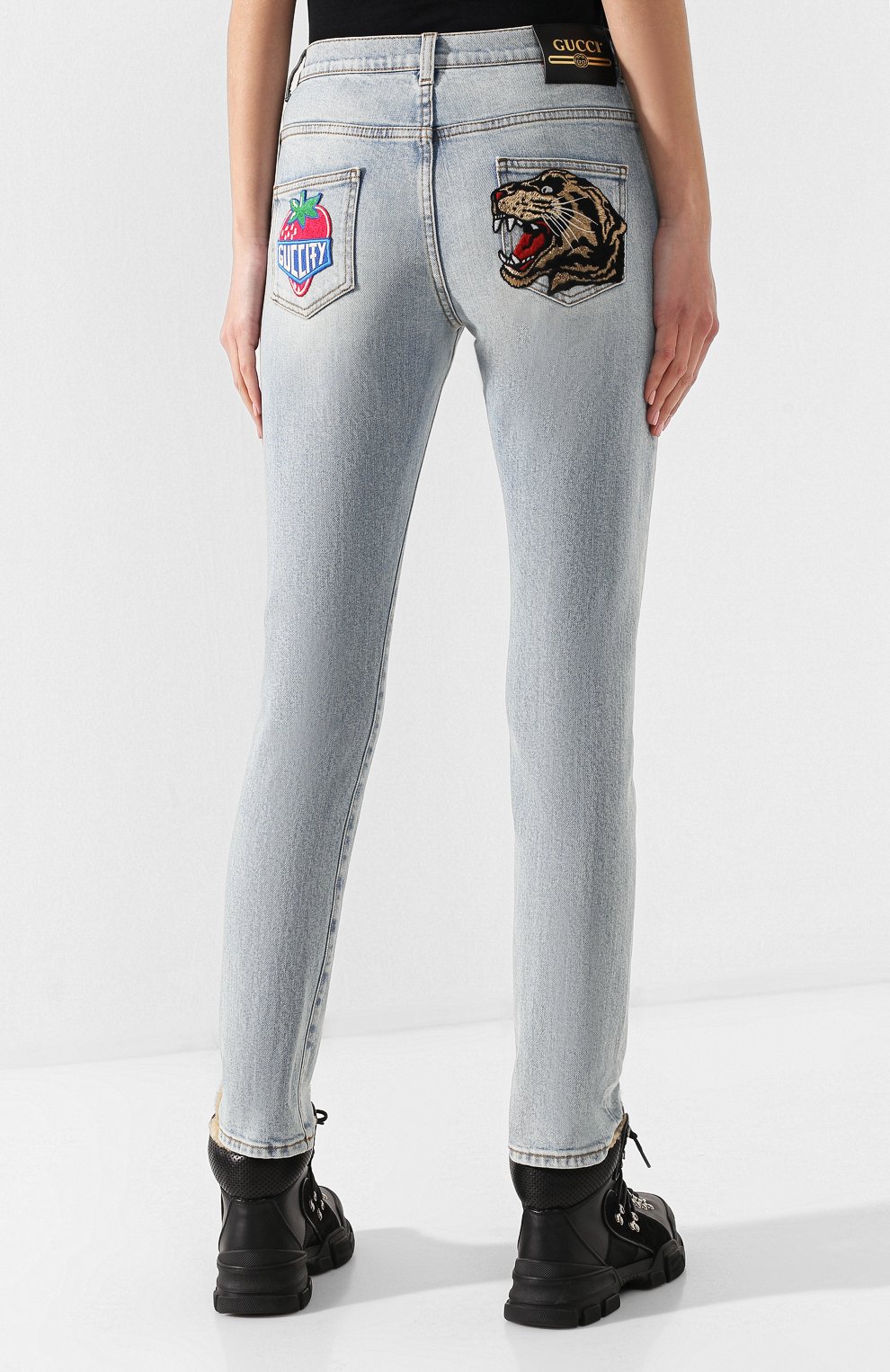 Джинсы с потертостями GUCCI, арт. 502797/XDAH3, фото 4