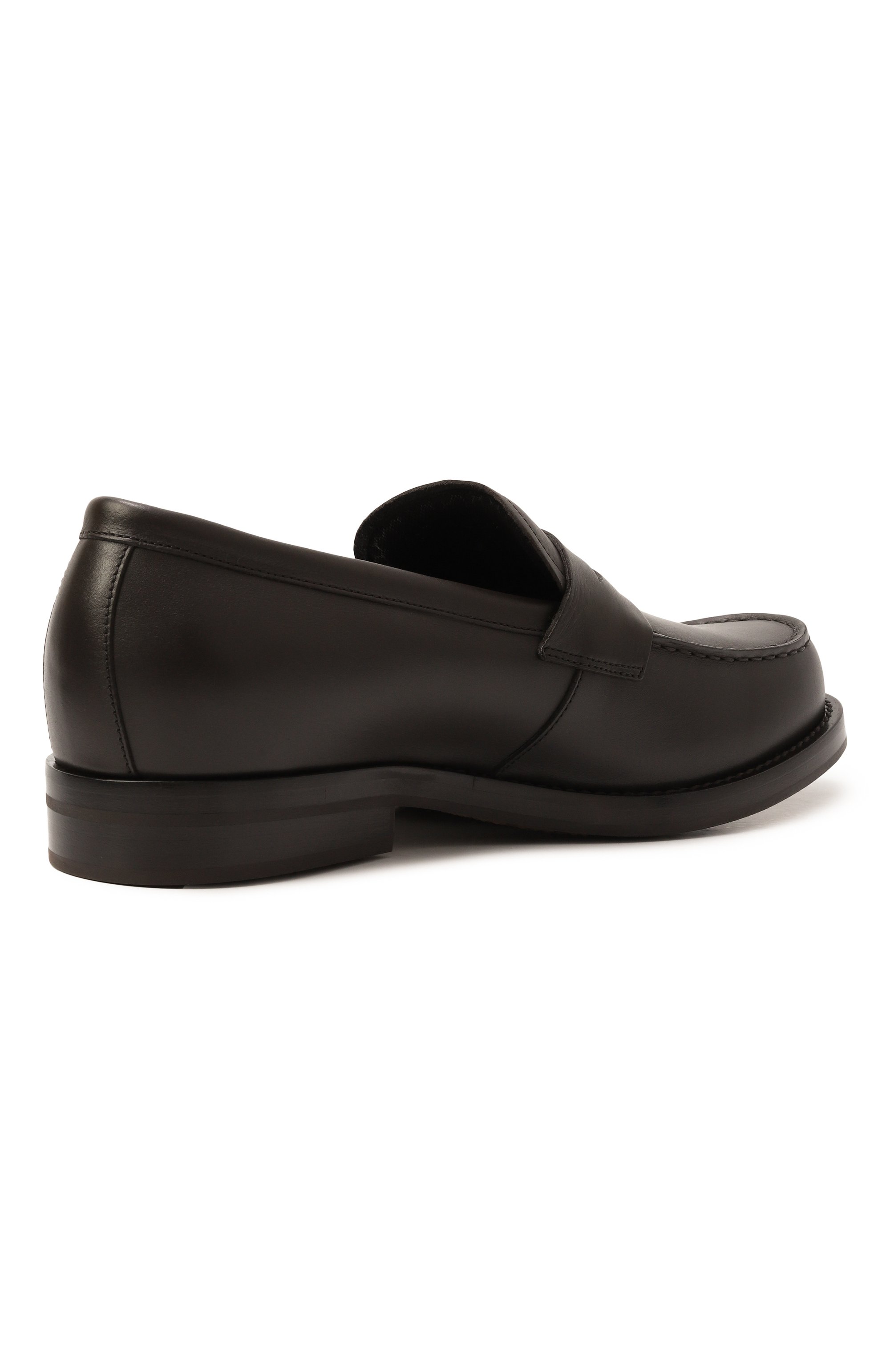 Кожаные пенни-лоферы dressletic BOSS темно-коричневого цвета по цене 67950 руб., арт. 50539885, фото 5 Кожаные пенни-лоферы dressletic BOSS, арт. 50539885, фото 5