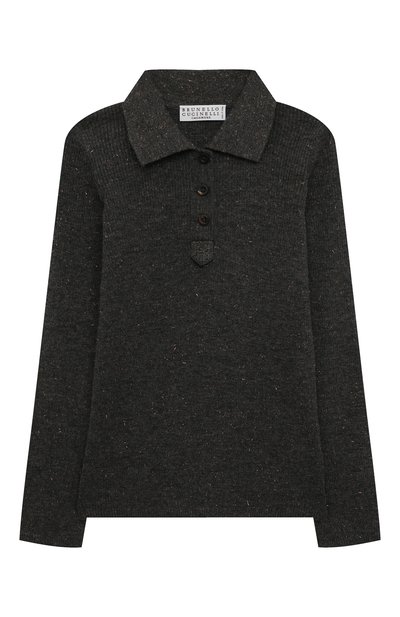 Поло из кашемира и вискозы BRUNELLO CUCINELLI, арт. B9AM81805A