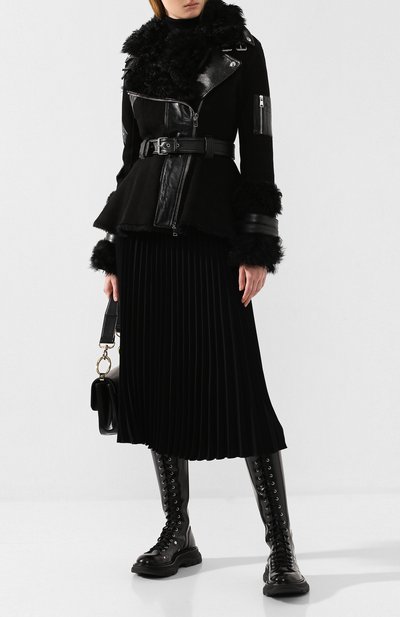 Дубленка с поясом ALEXANDER MCQUEEN, арт. 585961/Q5AB4, фото 2
