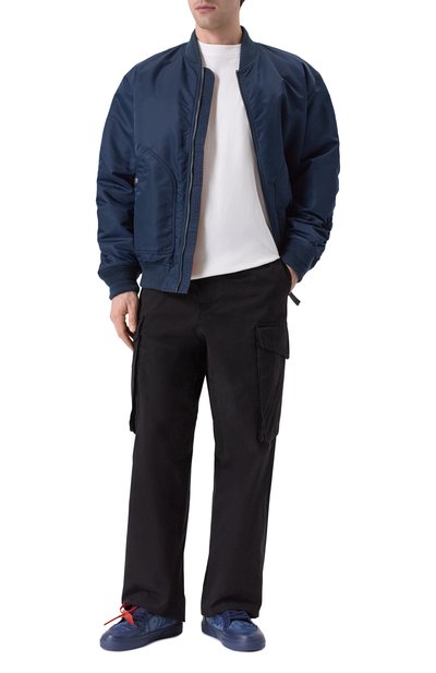 Комбинированные кеды vulcanized  OFF-WHITE, арт. 0MIA293F25FAB0014900, фото 2