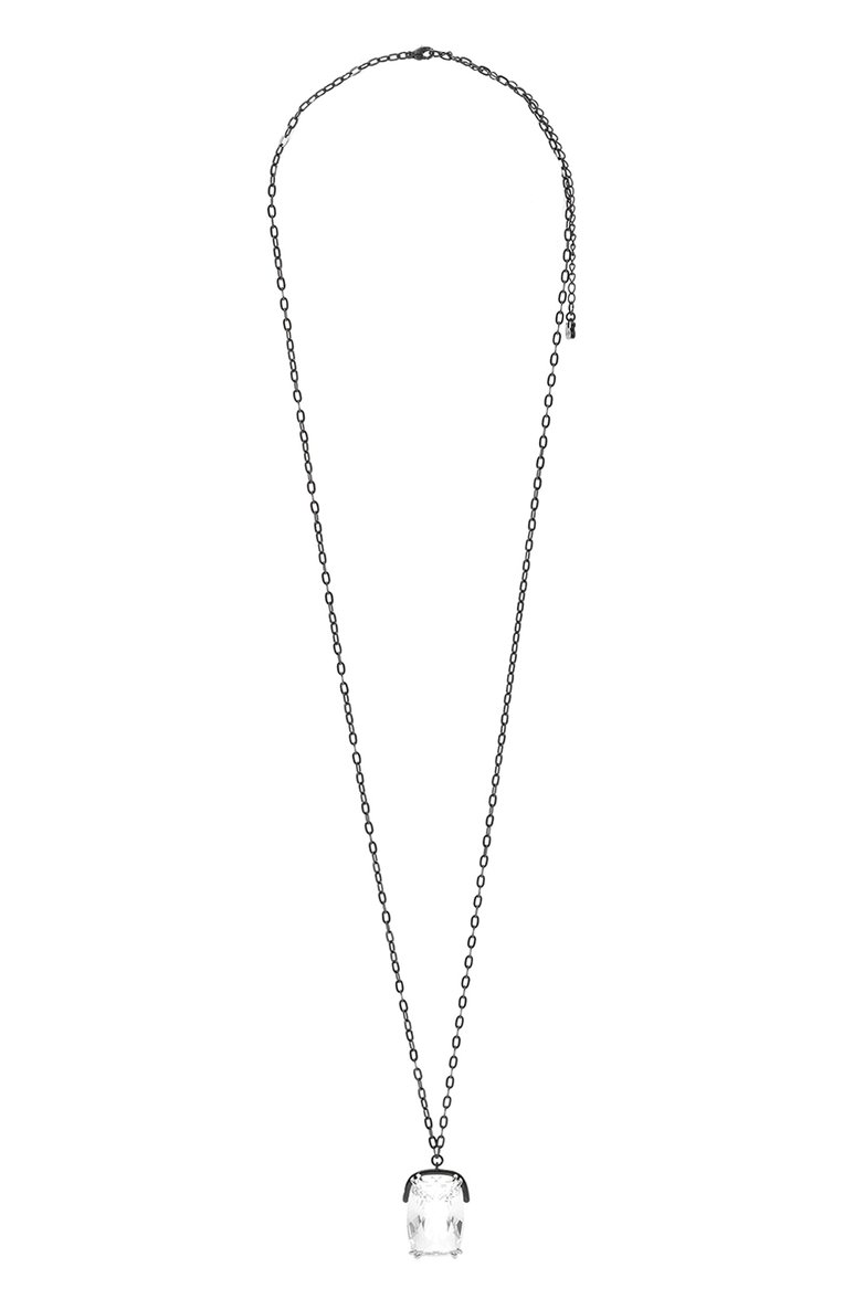 Женская кулон на цепочке harmonia SWAROVSKI черного цвета, арт. 5600042 | Фото 1 (Нос: Не проставлено; Региональные ограничения белый список (Axapta Mercury): Не проставлено; Материал: Металл)