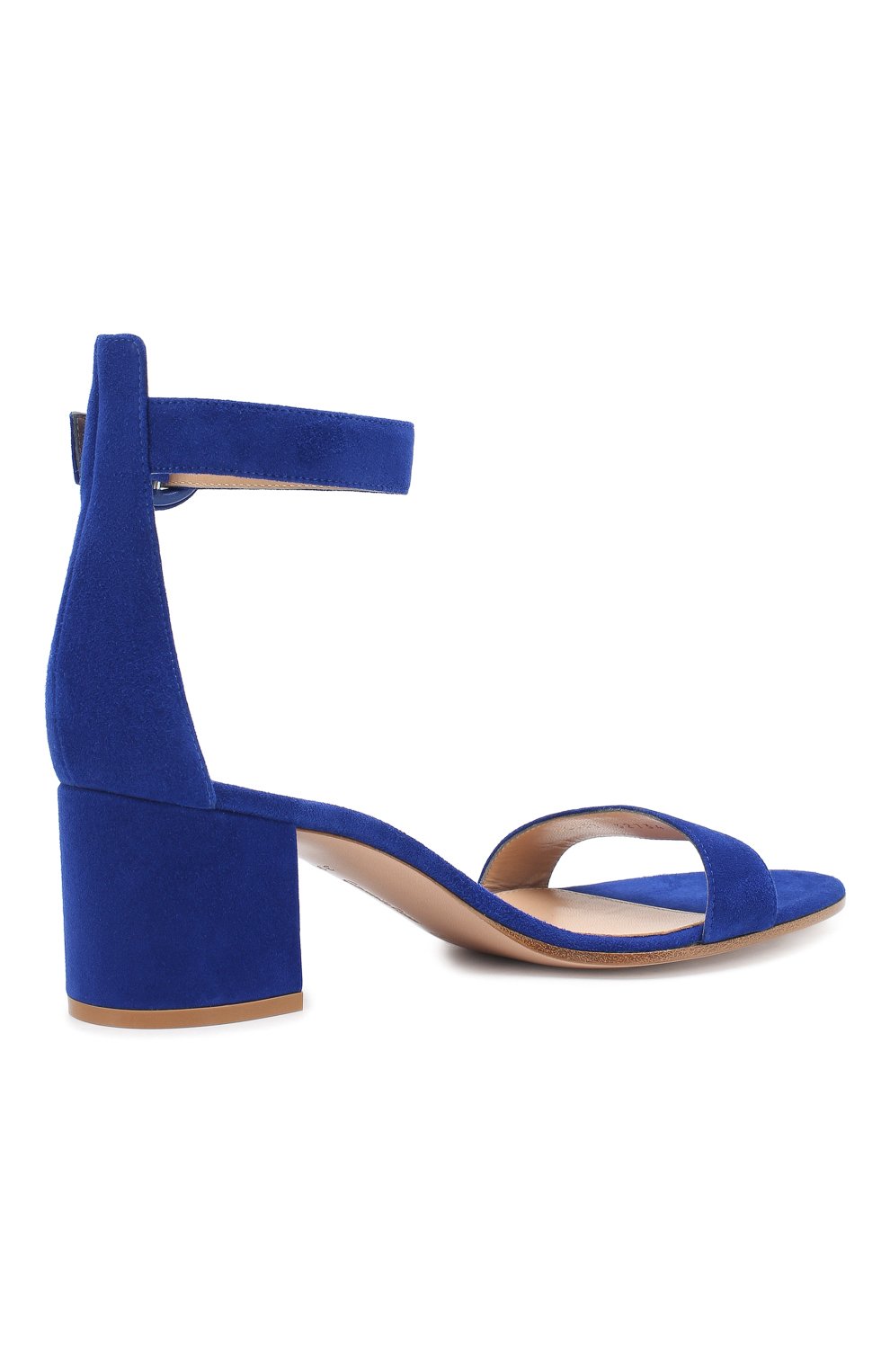 Замшевые босоножки versilia 60 GIANVITO ROSSI, арт. G60357.60RIC.CAMAZUE, фото 4