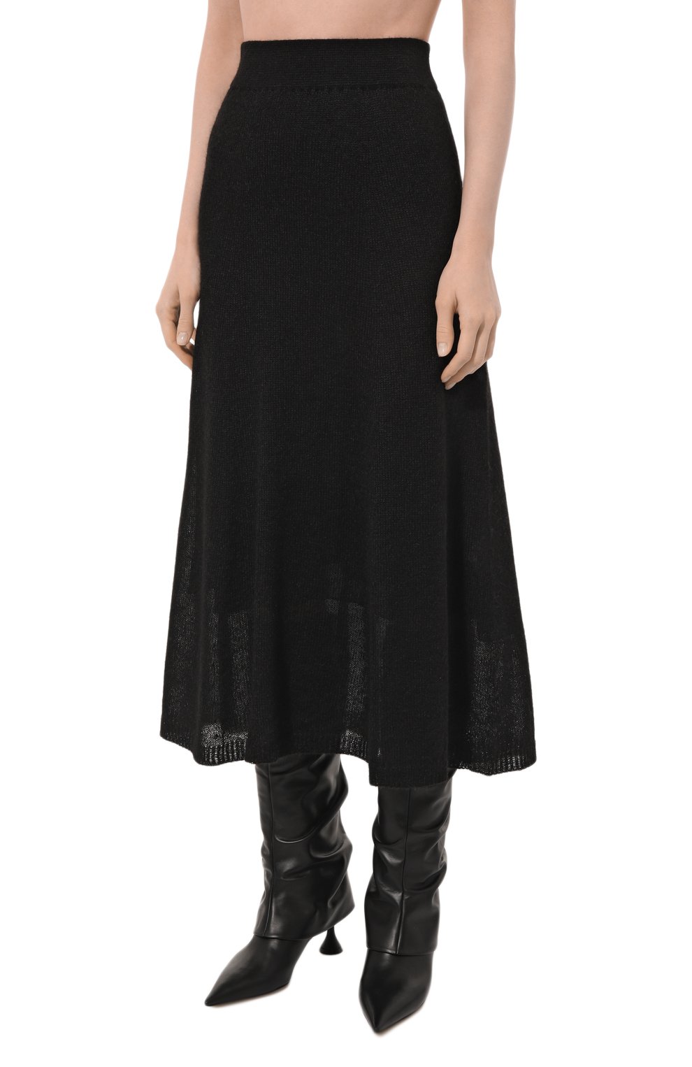 Юбка FREEAGE черного цвета по цене 44000 руб., арт. S24.SK050.5080.900, фото 3 Юбка FREEAGE, арт. S24.SK050.5080.900, фото 3