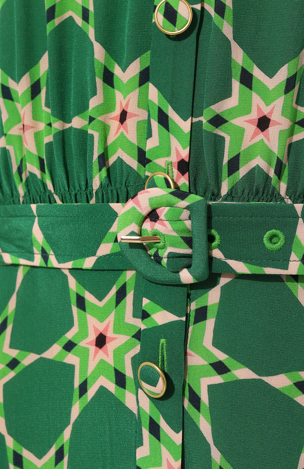 Шелковое платье SALONI зеленого цвета по цене 98100 руб., арт. 10600-1791, фото 5 Шелковое платье SALONI, арт. 10600-1791, фото 5