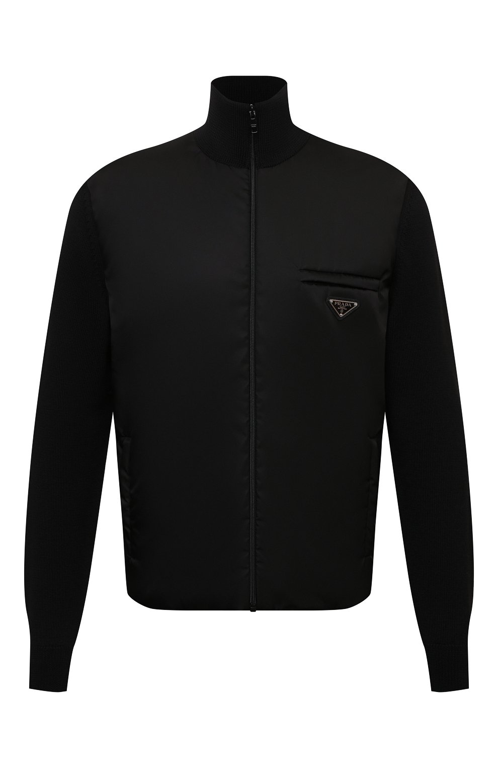 Комбинированный кардиган PRADA, арт. UMC149-1JF4-F0002-202, фото 1