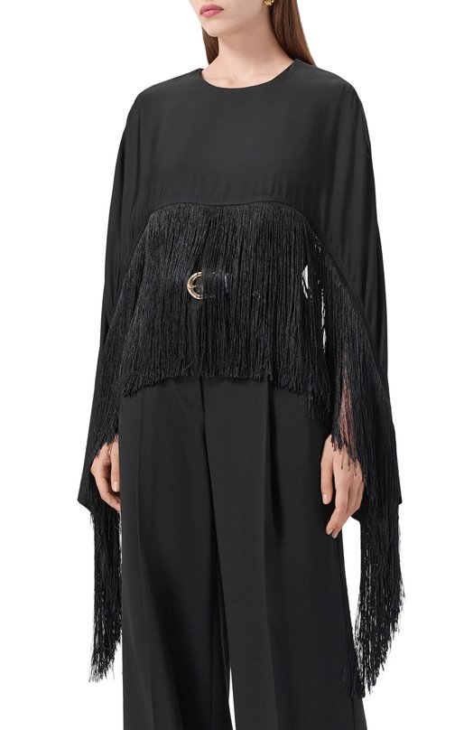 Топ из вискозы Co 2952LVRF-F25 Чёрный  2952LVRF-F25 Фото 3