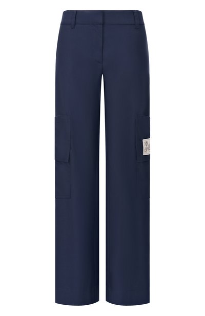 Женские брюки-карго из шерсти и лиоцелла OFF-WHITE, арт. 0WCF026F25FAB002